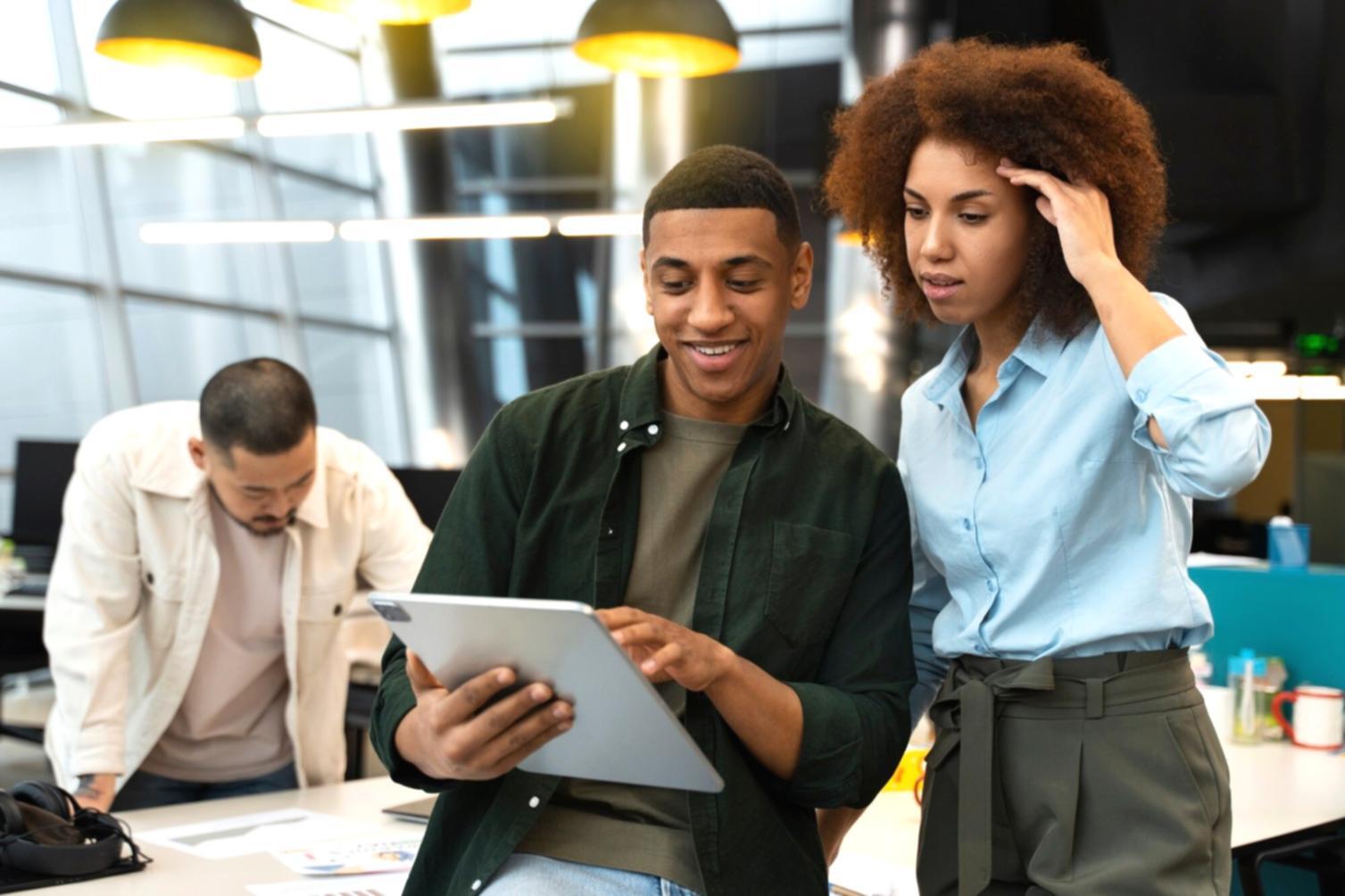 Financial planning workspace with charts and analysis tools